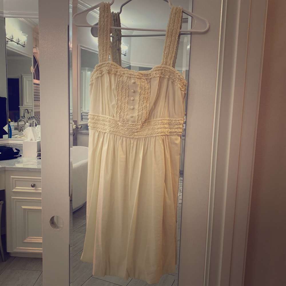 Cream BCBG Summer Dress